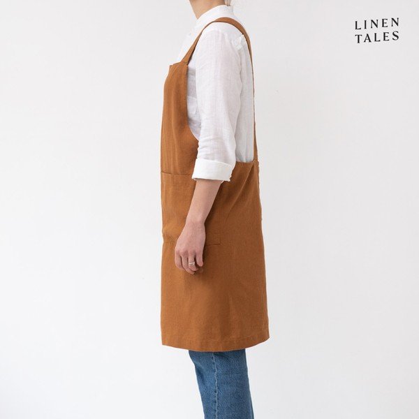Ленена престилка Crossback - Linen Tales-image-1