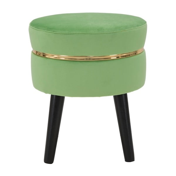Зелен тапициран стол Paris, ⌀ 35 cm - Mauro Ferretti