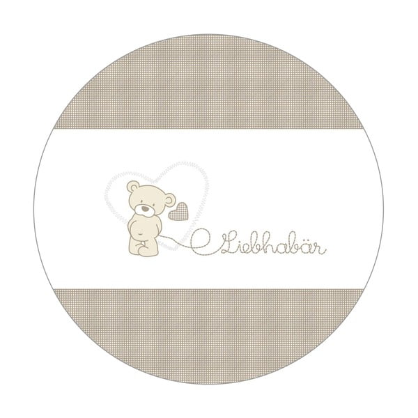 Детско легло на колела с балдахин в естествен цвят 60x120 cm Liebhabär - Roba-image-3