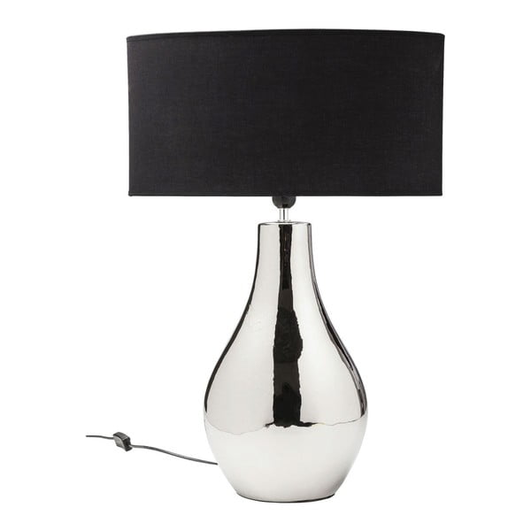 Stolní lampa ve stříbrné barvě Kare Design Drop