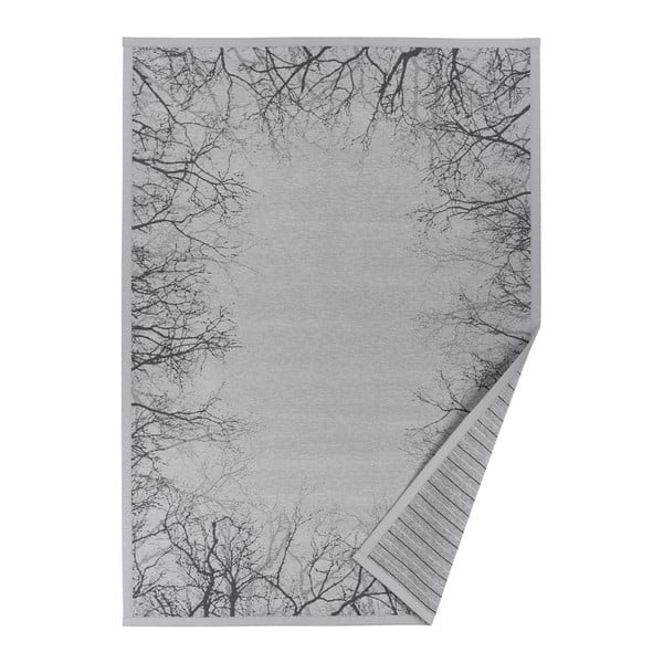 Сив двустранен килим Silver, 200 x 300 cm Puise - Narma