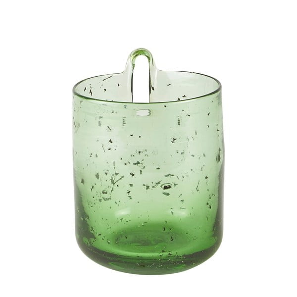 Стъклена висяща саксия в зелено , ∅ 10 cm - Villa Collection