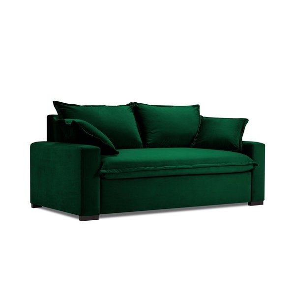 Тъмнозелен разтегателен диван Mezzo - Kooko Home-image-2