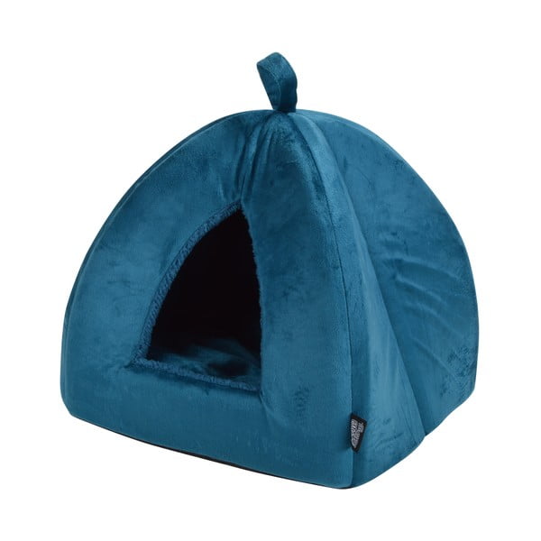 Синьо  легло за котка тип палатка 35x35 cm – Love Story