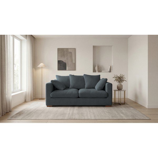 Сив велурен диван 175 cm Comfy - Scandic-image-4