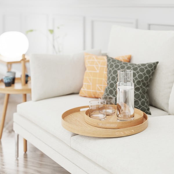 Кръгла дървена табла Дъб, ø 30,8 cm Busboy - Wireworks-image-3