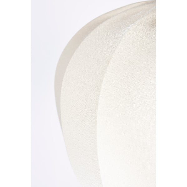 Бяла подова лампа с текстилен абажур (височина 160 cm) Shem - White Label-image-4