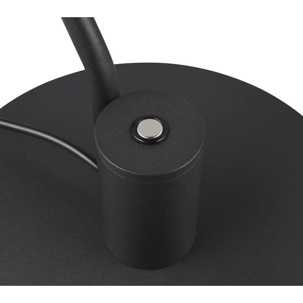 Матово черно LED настолна лампа с огъваща се структура (височина 64 cm) Manduro – Trio-image-3