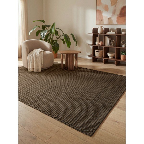 Тъмнокафяв килим за открито и закрито 120x170 cm Southwark – Ted Baker-image-1
