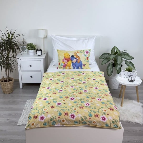 Памучно детско спално бельо 100x135 cm Winnie-the-Pooh – Jerry Fabrics-image-2