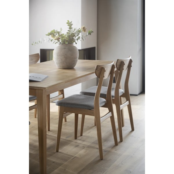 Трапезни столове в комплект от 2 броя в естествен цвят Rodham - Rowico-image-4