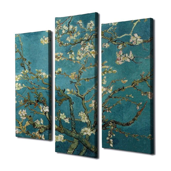 Репродукция на стена от 3 части Vincent Van Gogh Almond Blossom - Vega