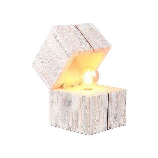 Бяла настолна лампа (височина 16 см) Treasure - Trio-image-3