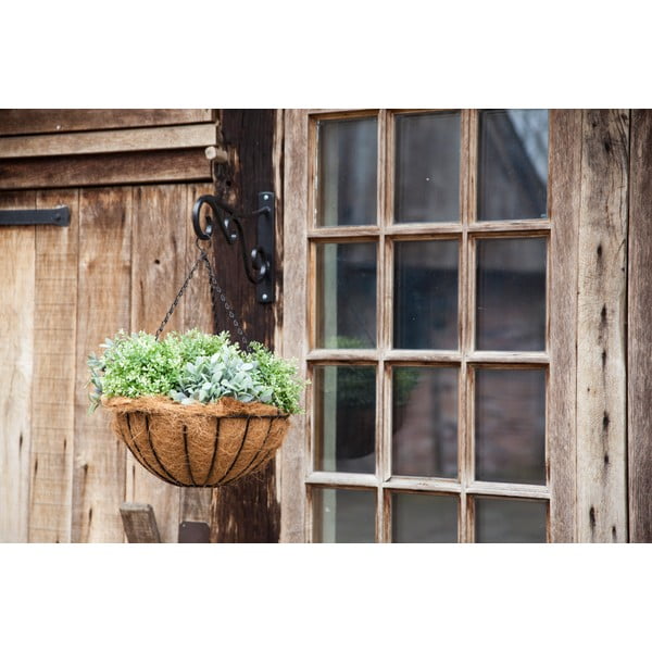 Метална висяща и стенна саксия за цветя ø 36 cm – Esschert Design-image-1