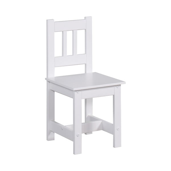 Бял детски стол Junior - Pinio