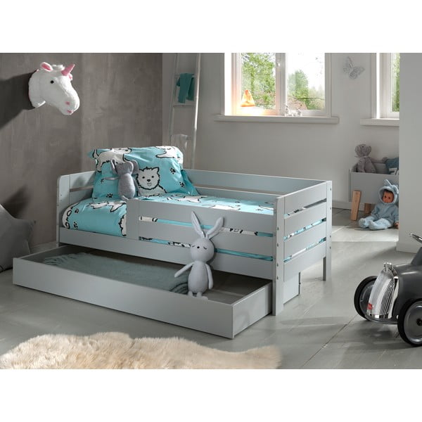 Сиво детско легло, 70 x 140 cm Peuter - Vipack-image-3