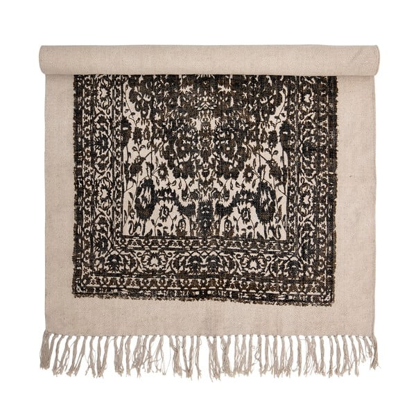 Бежов и черен килим Luca, 90 x 150 cm - Bloomingville-image-2