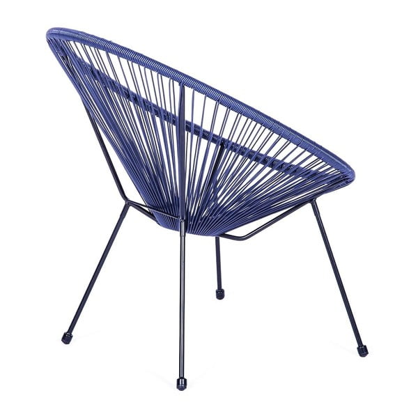Син градински стол метален/пластмасов Avocado Comfort – Bonami Selection-image-3