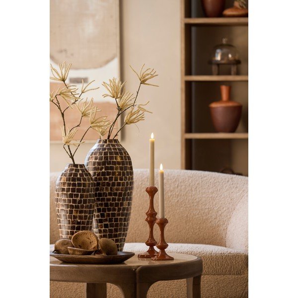 Кафява бамбукова ваза (височина 40 cm) Tudela – Light & Living-image-1