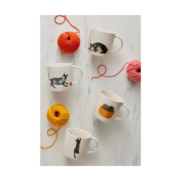 Бяла порцеланова чаша 400 ml Best Feline Friends – Maxwell & Williams-image-1