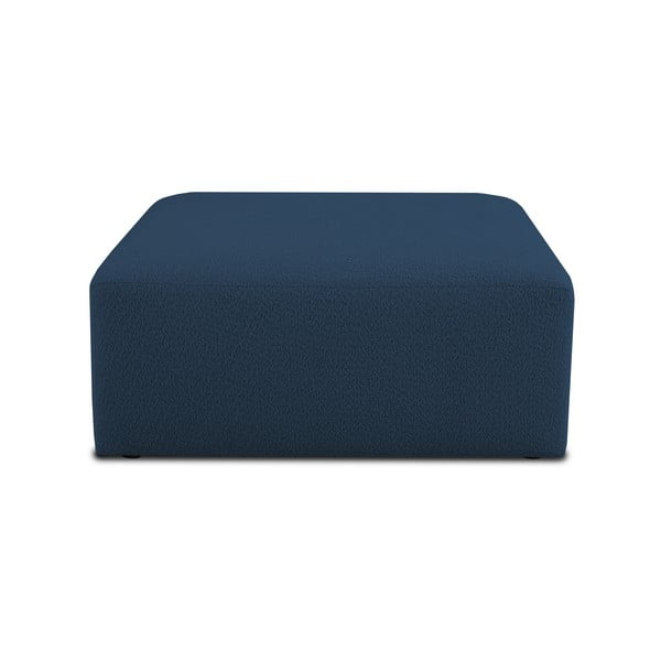 Тъмносин модулен диван от букле Roxy – Scandic
