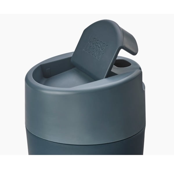 Тъмносиньо-антрацитна чаша за пътуване 450 ml Sipp - Joseph Joseph-image-3