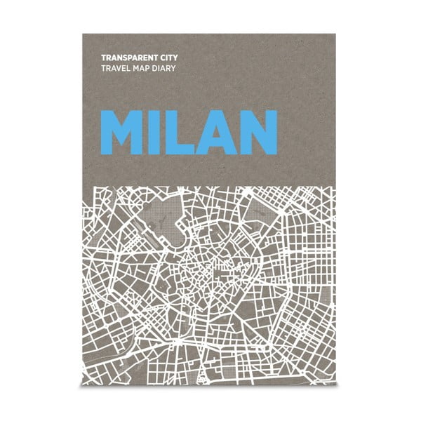 Mapa na popisky Palomar Transparent City Miláno