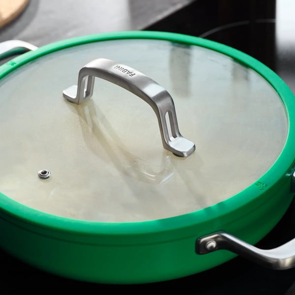 Тиган с капак/с керамично покритие ø 28 cm tegame Meda 3.0 – FABINI-image-2