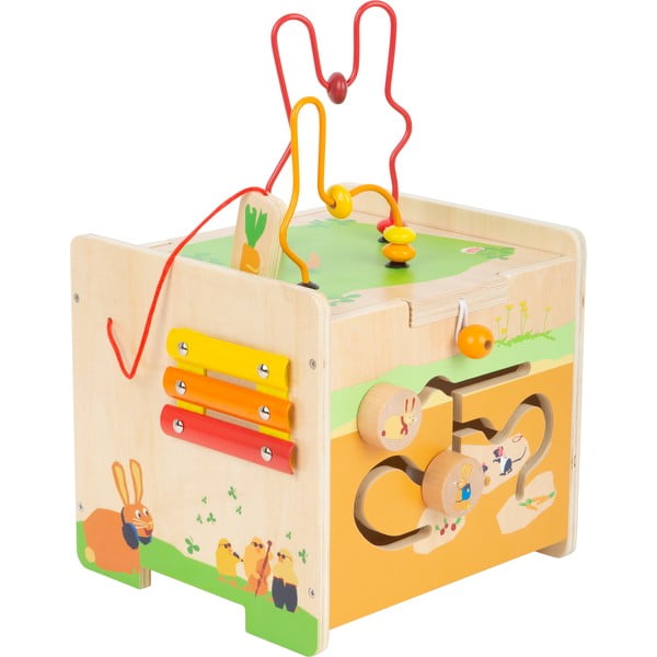 Детски дървен многофункционален куб Заек - Legler