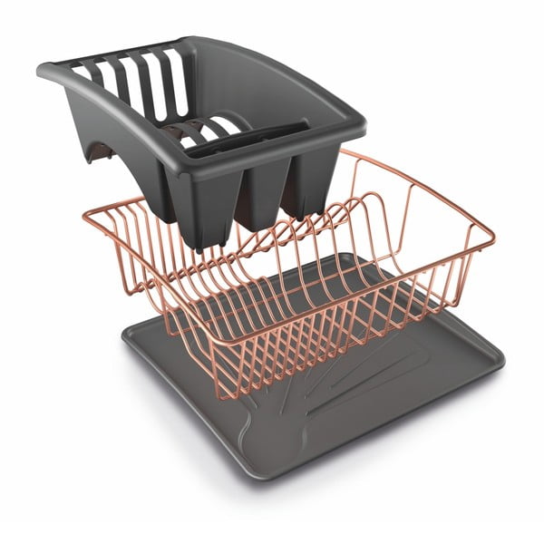 Тава за оттичане с меден цвят и шайба - Metaltex-image-1