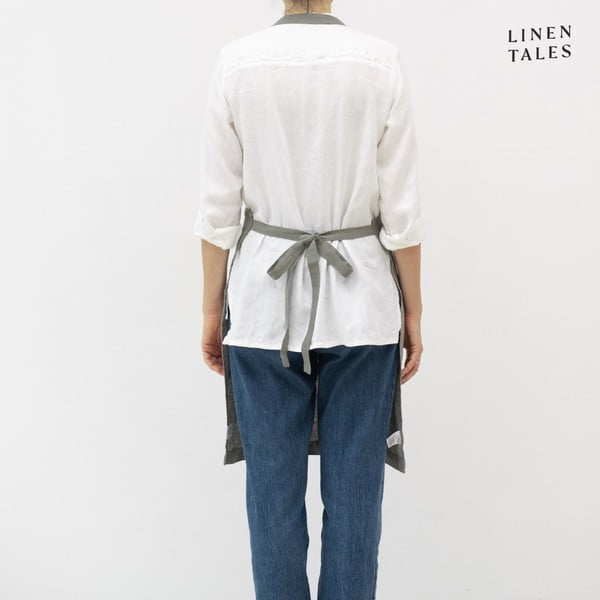 Ленена престилка Khaki – Linen Tales-image-1