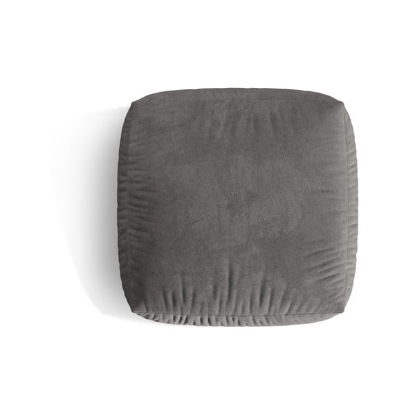 Сива кадифена модулна табуретка Martina – Micadoni -image-2