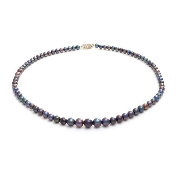 Fialový perlový náhrdelník GemSeller Cara