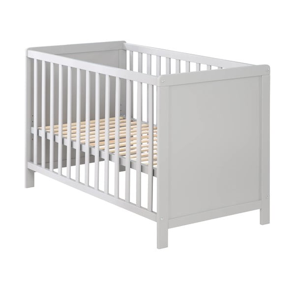 Светлосиво детско легло 60x120 cm - Roba-image-2