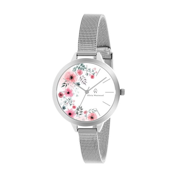 Dámské hodinky s řemínkem ve stříbrné barvě Olivia Westwood Futolo