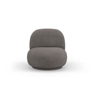 Сиво кресло от плат букле Chuck – Micadoni Home