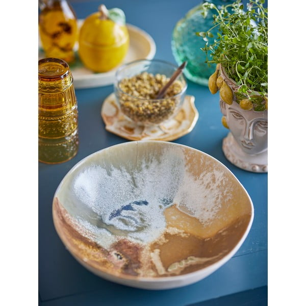 Кремава глинена купичка 1,3 l Lacey – Bloomingville-image-1