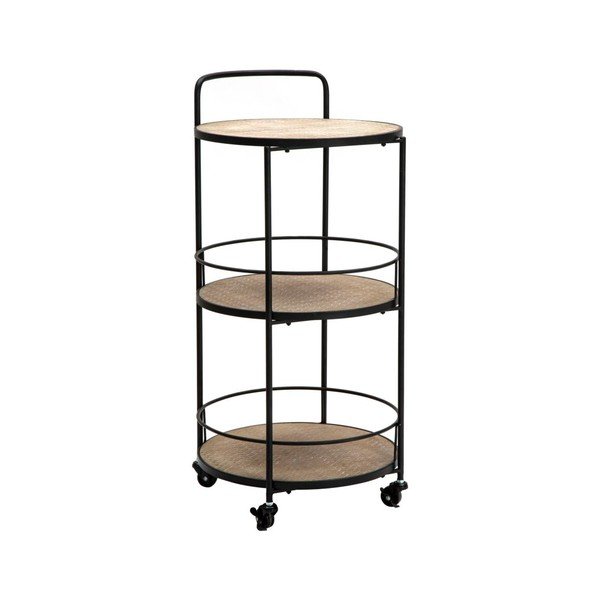 Метална маса за сервиране на колелца 41,5x40 cm Arex – Mauro Ferretti