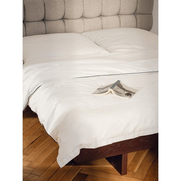 Двойно легло 180x200 cm от МДФ от декор от дъб  без табла с включена подматрачна рамка в естествен цвят Kito – noo.ma-image-3