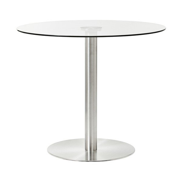 Кръгла трапезна маса със стъклен плот ø 90 cm Metropolitan – Premier Housewares