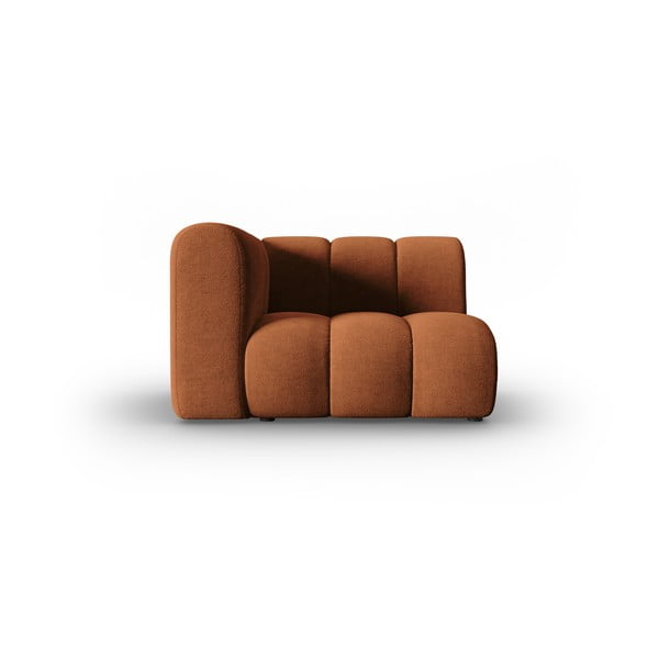 Модул за диван в меден цвят (ляв ъгъл) Lupine - Micadoni Home