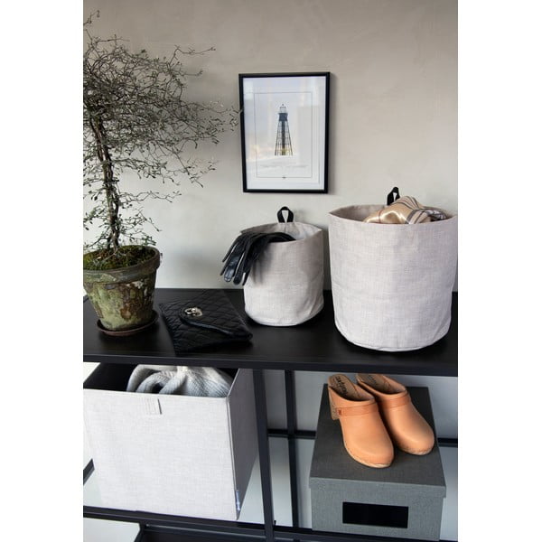 Текстилна кошница ø 17x17 cm Soft Storage – Bigso Box of Sweden-image-3