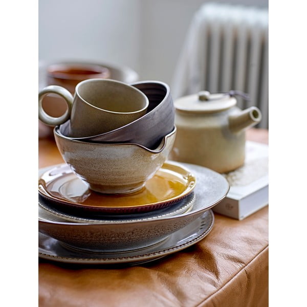 Купа от сив и бял фаянс, ø 16,5 cm Thea - Bloomingville-image-1