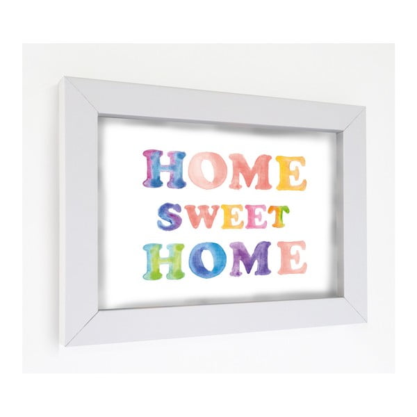 Obraz v rámu Home sweet home