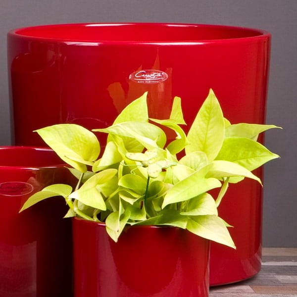 Květináč Ovale červený, 23 cm
