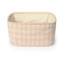Светлорозова текстилна детска кошница за играчки 30x20x20 cm Swan Rose – Lorena Canals