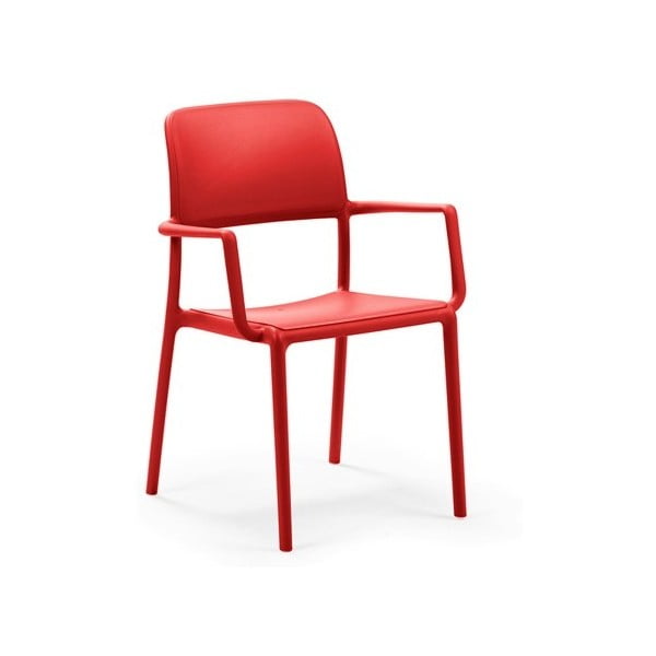 Červená zahradní židle Nardi Garden Riva