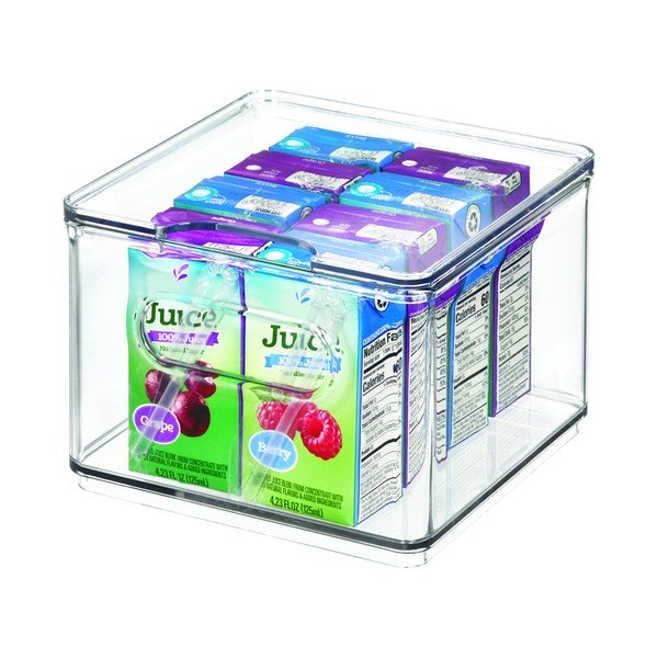 Прозрачна кутия за съхранение с капак iDesign The Home Edit, 15,2 x 15,2 cm - iDesign/The Home Edit-image-2