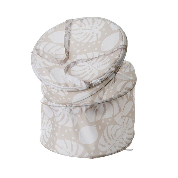 Бежов кош за пране Unimasa Libia, Ø 40 cm - Casa Selección-image-2