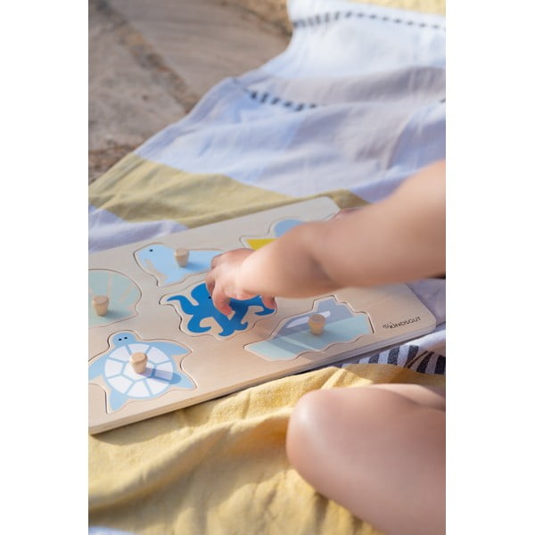 Дървен  пъзел (брой части 6) Ocean – Kindsgut-image-1